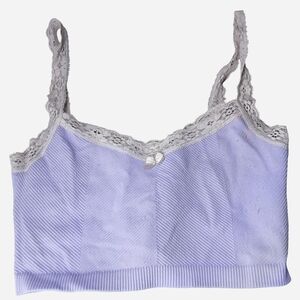 Urban Outfitters Lavender Lace Crop Top